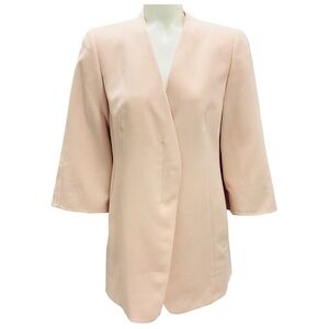 AKRIS LIGHT PINK MOONSTONE SALSA WOOL JACKET